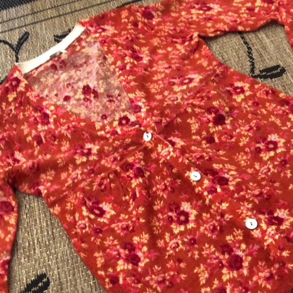 Vintage style FP button sweater💕 - Picture 4 of 9